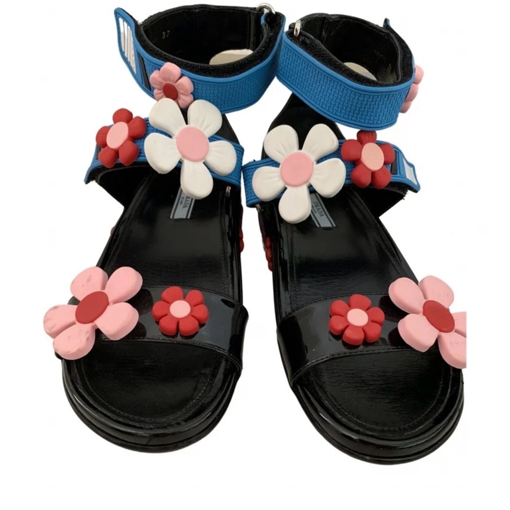 Prada sandals with flowers size 37.5